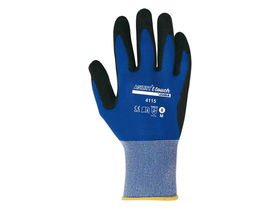 Guante sin costuras nylon®/elastano con nitrilo