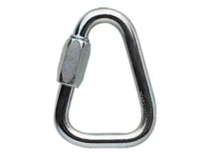 Maillón de acero, forma triangular DELTA (PETZL)
