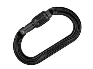 Mosquetón OK SCREW-LOCK Negro