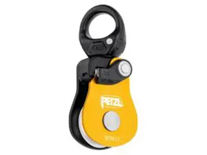 Polea simple con eslabón giratorio SPIN L1 (PETZL)