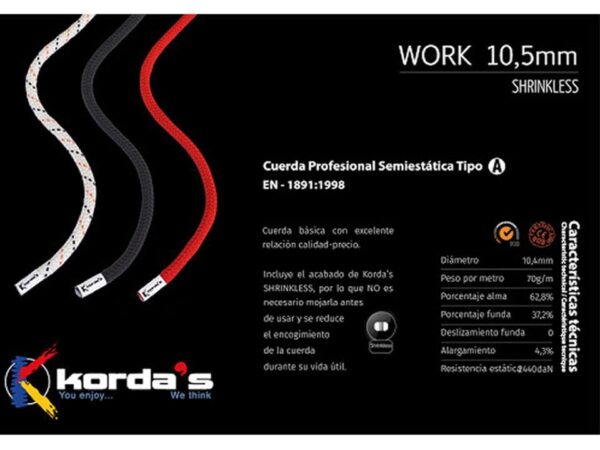 Semiestática KORDA´S 10 5mm WORK