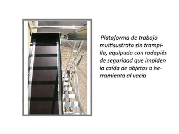 Andamio de subida extra-cómoda y segura TEMPO CONF