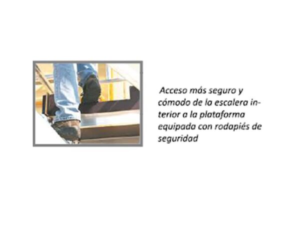 Andamio de subida extra-cómoda y segura TEMPO CONF