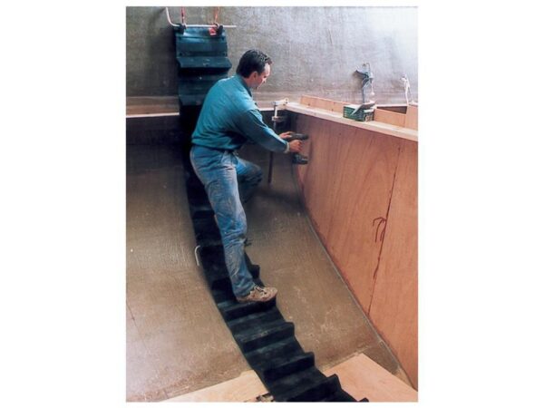 Escalera de goma amoldable