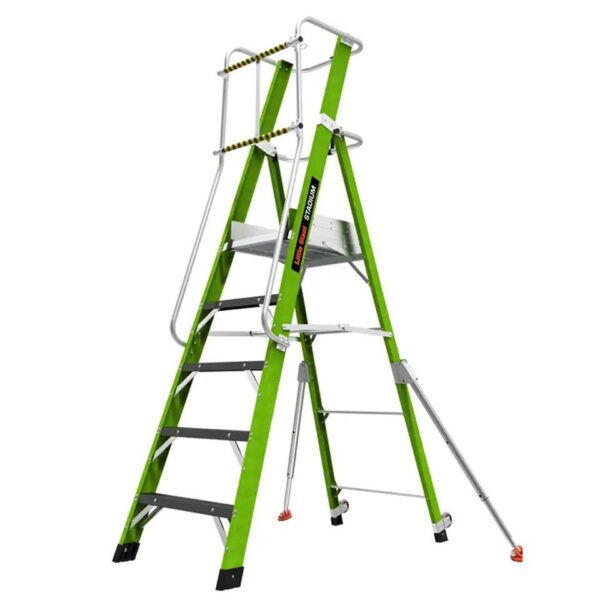 Escalera móvil de fibra de vidrio STADIUM