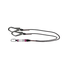 Elemento de amarre doble con absorbedor