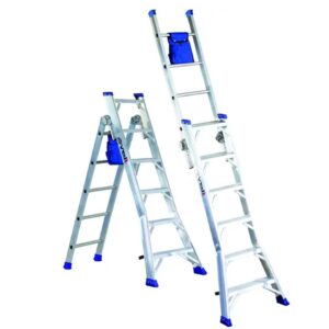 Escalera multiposición de peldaño ancho HYBRID