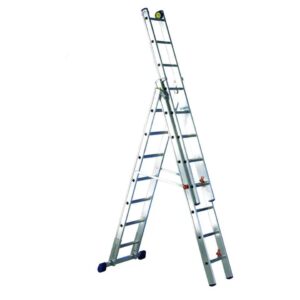 Escalera transformable 3 tramos de aluminio LUXE 3